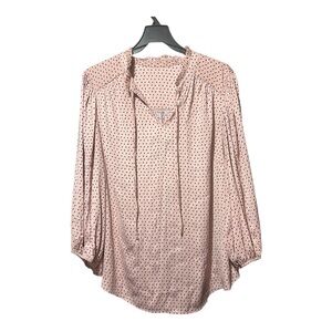 Carolina Belle Light Pink Dotted Blouse